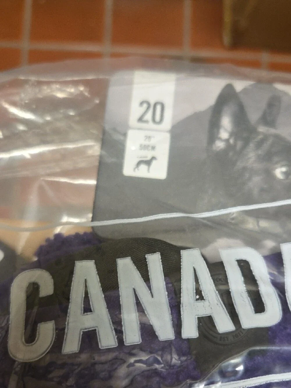 Canada Pooch cozy fleece